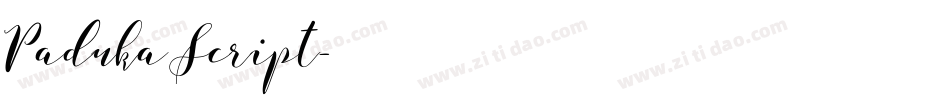 Paduka Script字体转换